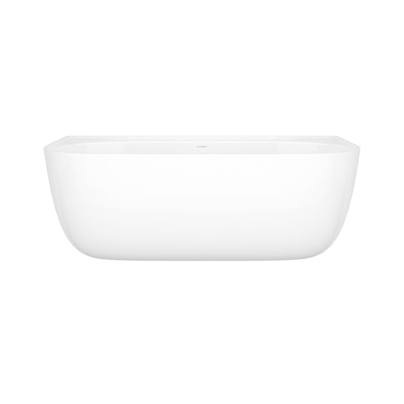Victoria + Albert ELD-N-SW-NO 69" x 34" Freestanding Back to Wall Bathtub With Void