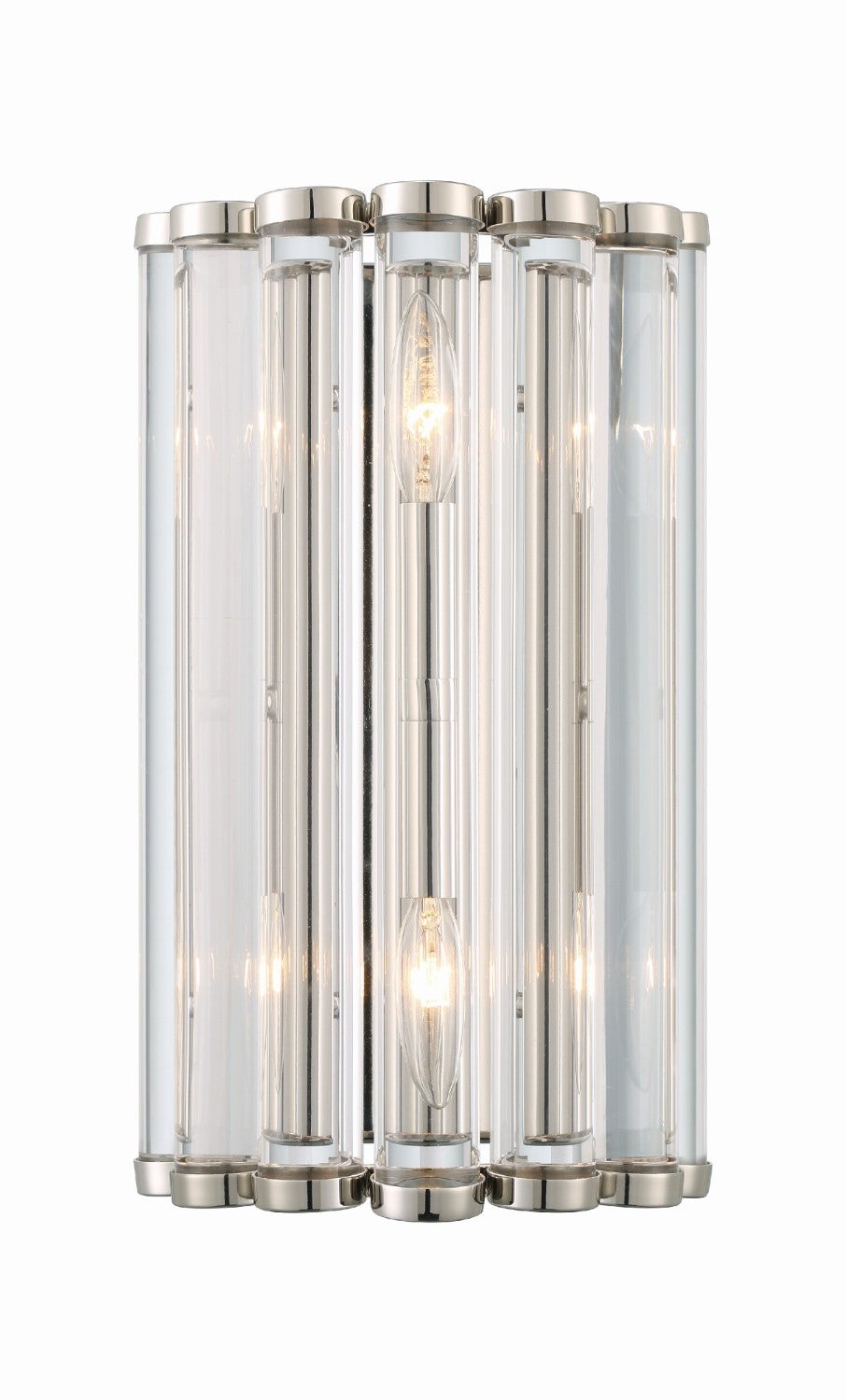 Crystorama ELL-B3002-PN Libby Langdon for Crystorama Elliot 2 Light Wall Mount - Polished Nickel