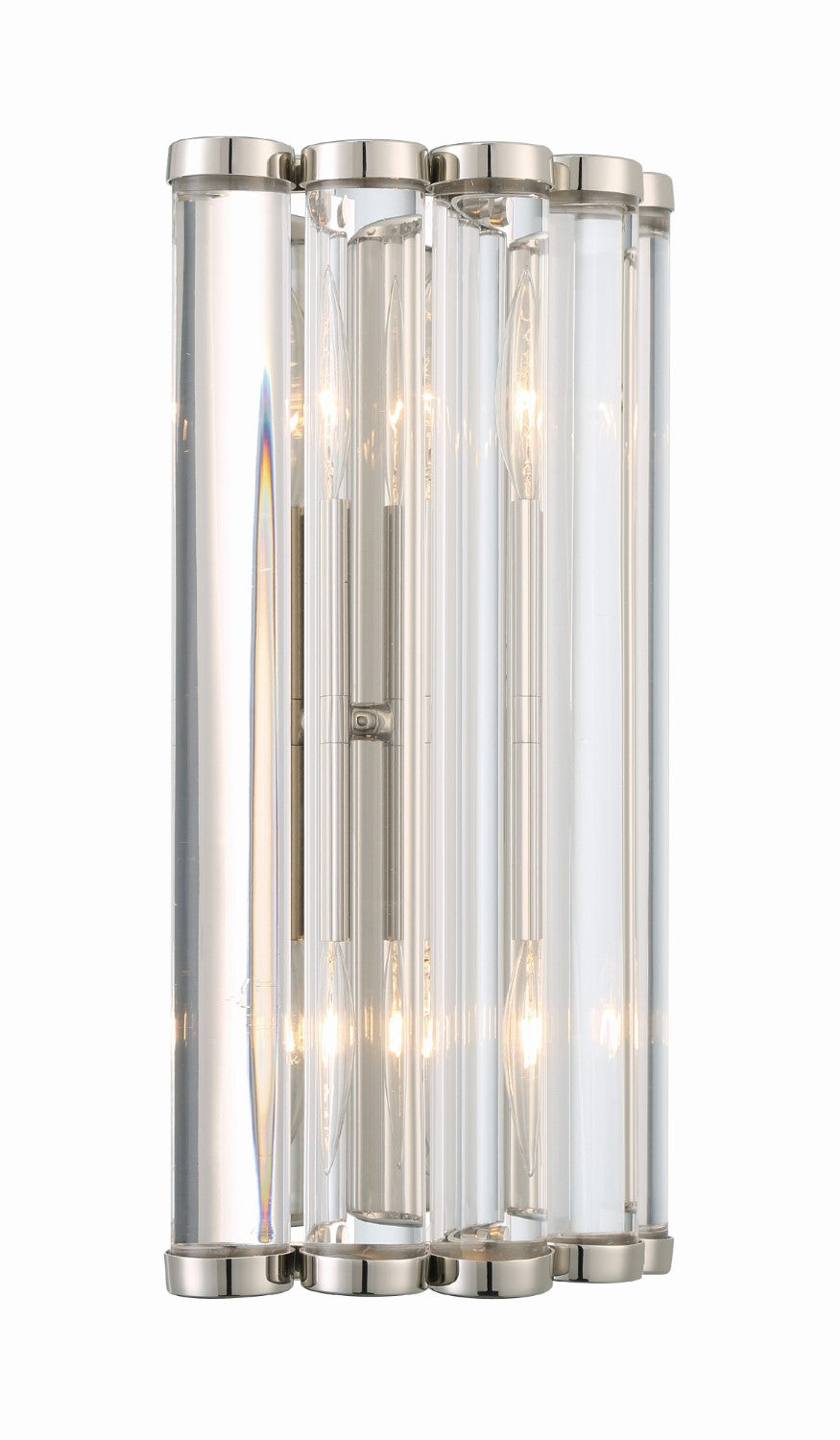 Crystorama ELL-B3002-PN Libby Langdon for Crystorama Elliot 2 Light Wall Mount - Polished Nickel