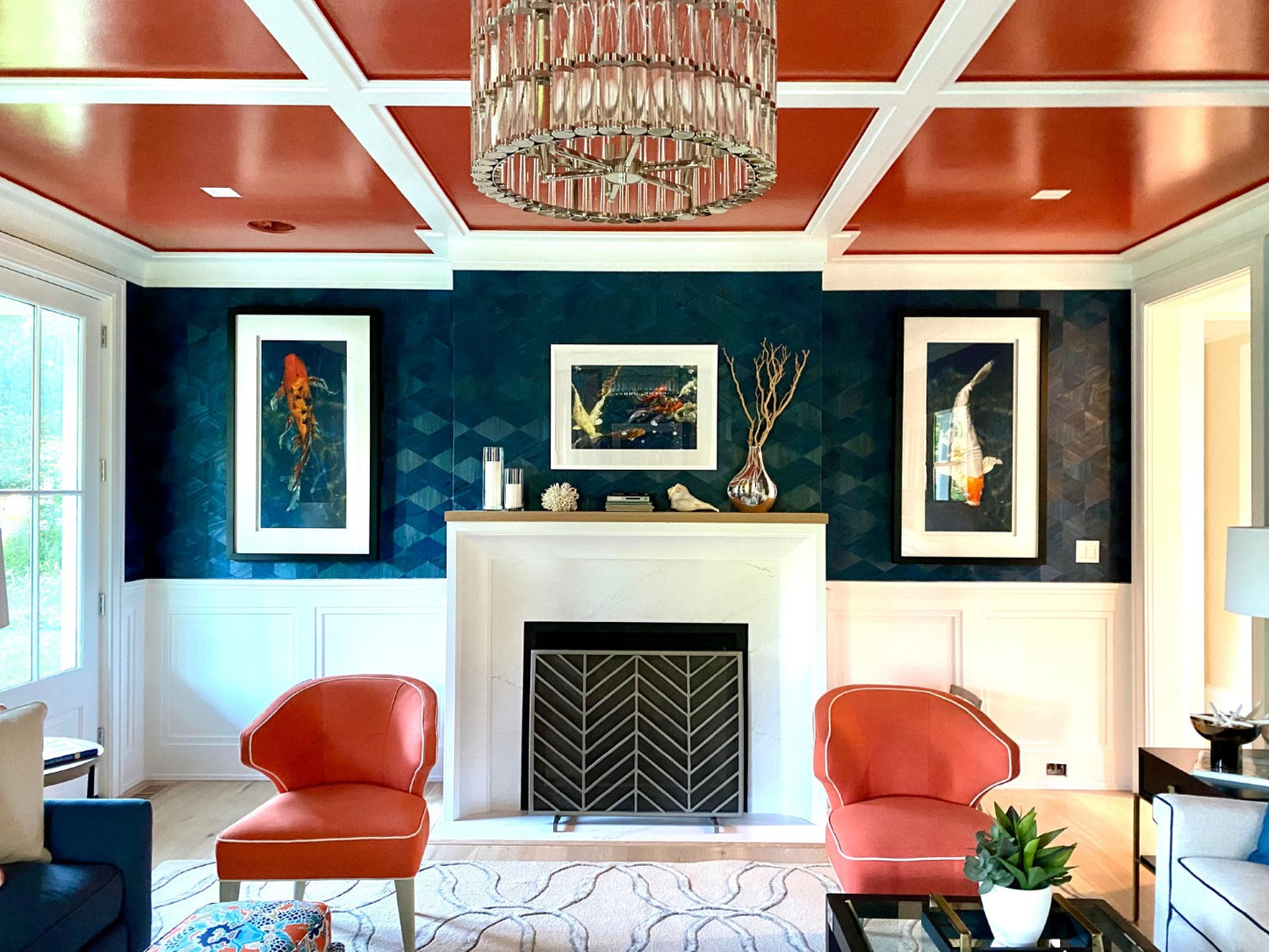 Crystorama ELL-B3006-PN Libby Langdon for Crystorama Elliot 6 Light Chandelier - Polished Nickel