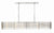 Crystorama ELL-B3007-PN Libby Langdon for Crystorama Elliot 6 Light Linear Chandelier - Polished Nickel