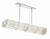 Crystorama ELL-B3007-PN Libby Langdon for Crystorama Elliot 6 Light Linear Chandelier - Polished Nickel