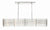 Crystorama ELL-B3007-PN Libby Langdon for Crystorama Elliot 6 Light Linear Chandelier - Polished Nickel