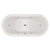 Hydro Systems ELL6632AWP Elle 66 X 32 Acrylic Whirlpool Tub System