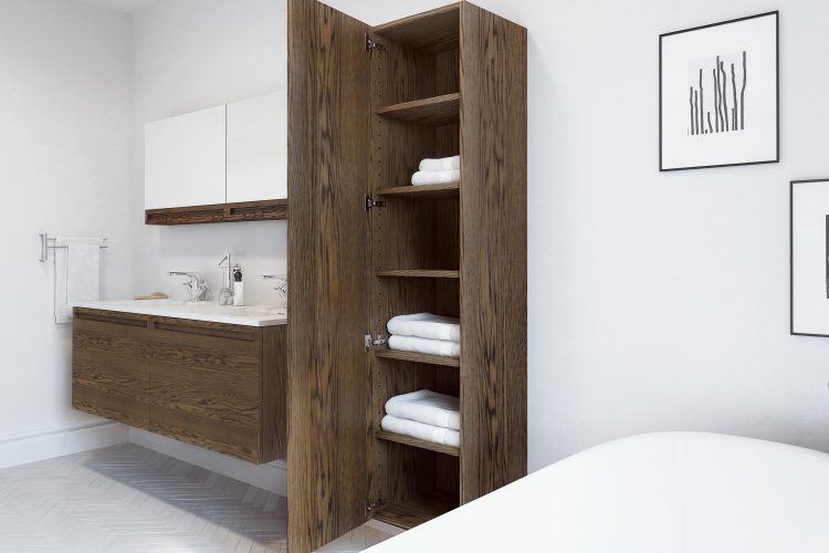 Wet Style ELR16LN Furniture Element Rafine - Linen Cabinet 16 X 66 - Parent