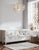 Crystorama ELS-7100-GA Elsa 1 Light Pendant - Antique Gold