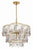 Crystorama ELS-7103-GA Elsa 3 Light Pendant - Antique Gold