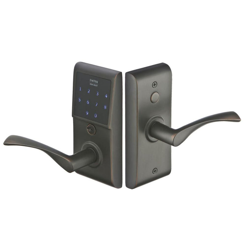 Emtek E4220HLOLH Strm/Gate Function , EmTouch Brass Keypd Lever Set , Helios Lever LH - Parent