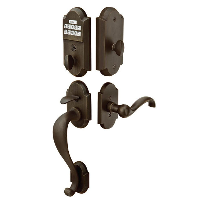 Emtek E451211DRH Classic Bronze Keypad Entryset , Durango Lever , RH - Parent