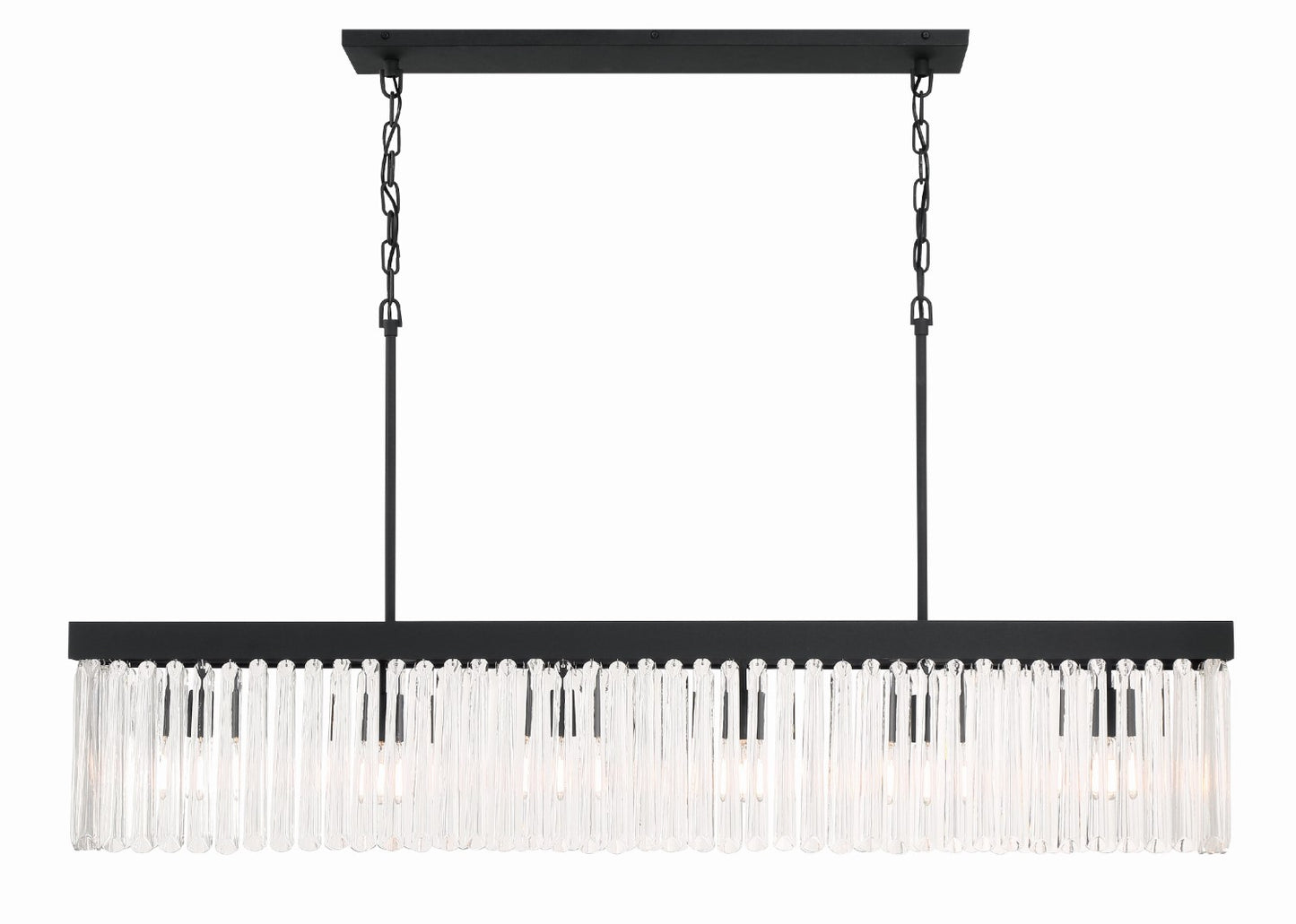 Crystorama EMO-5407 Emory 6 Light Linear Chandelier - Parent