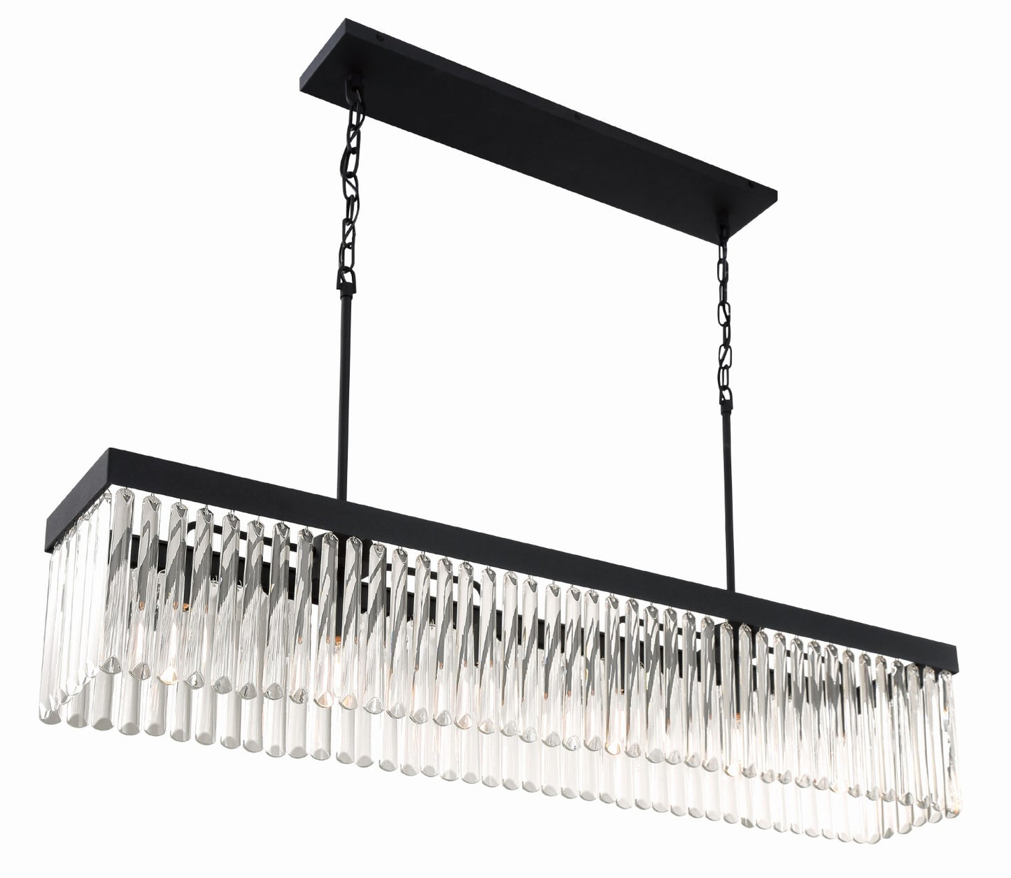 Crystorama EMO-5407 Emory 6 Light Linear Chandelier - Parent