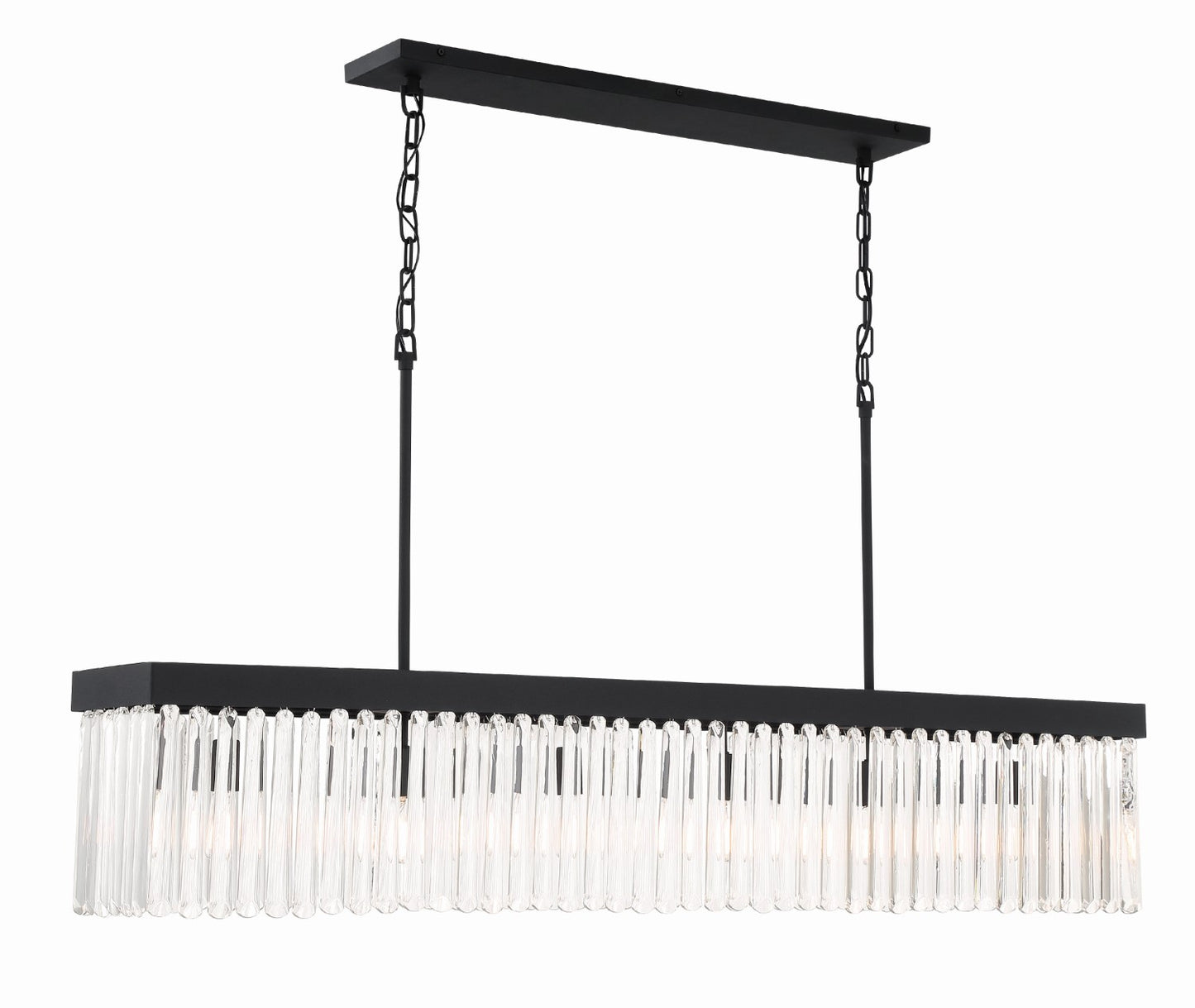 Crystorama EMO-5407 Emory 6 Light Linear Chandelier - Parent