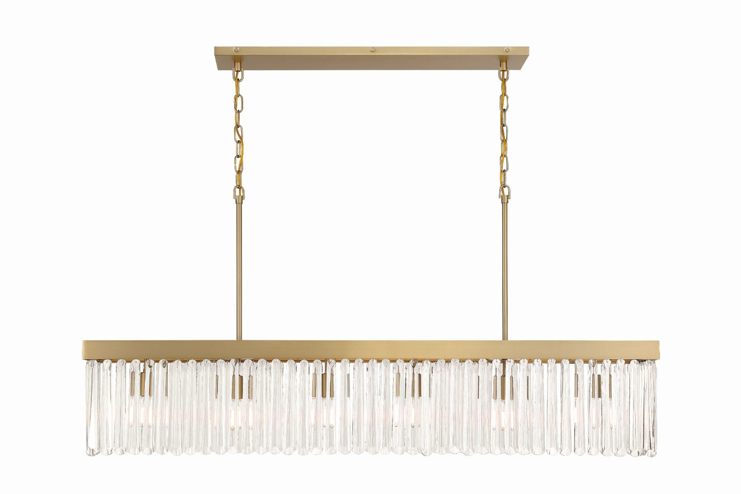 Crystorama EMO-5407 Emory 6 Light Linear Chandelier