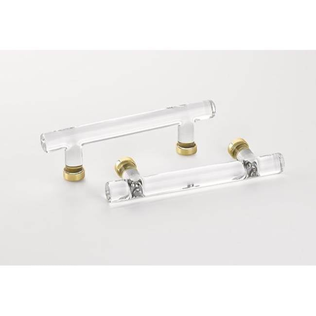 Emtek 86724 Crystal Bar Pull , 4" C-C - Parent