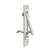 Deltana EP475 Edge Pull, 4 x 3/4