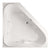 Hydro Systems ERI6060AWP Erica 60 X 60 Acrylic Whirlpool Jet Tub System