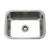 Houzer ES-2408-1 Elite 24 Inch Stainless Steel Undermount Single Bowl Kitchen Sink