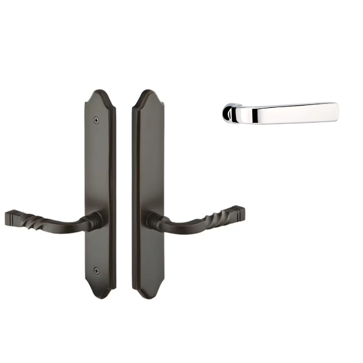 Emtek 1181SIORH Multi Point C1 , Keyed with American Cyl , Concord Style , 2" x 10" , Sion Lever , RH - Parent