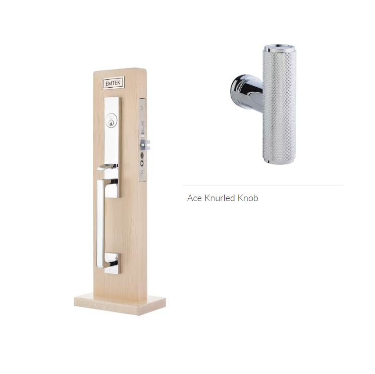 Emtek 3017ACEKN Dummy , Brisbane Mortise , The Ace Knurled Knob - Parent