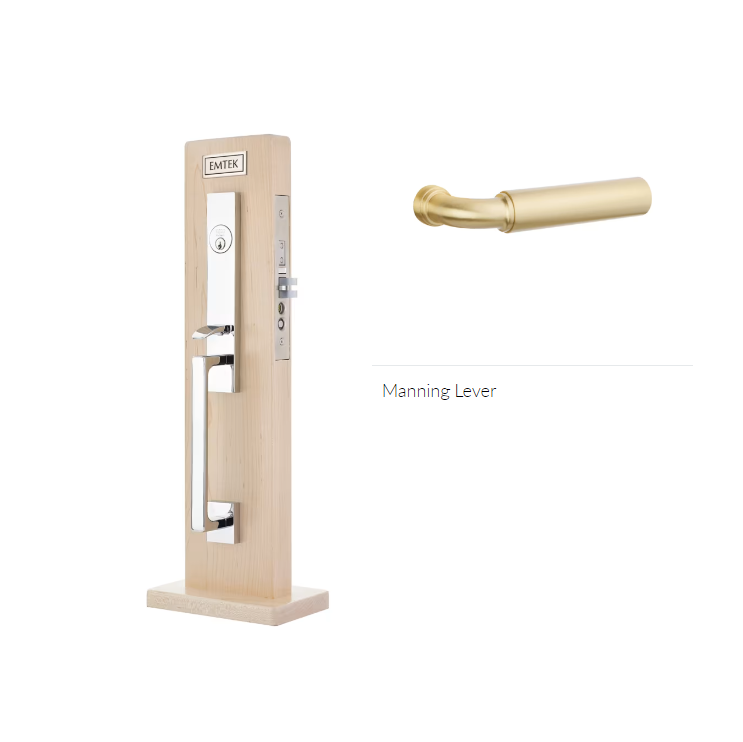 Emtek 3017MNGLH Dummy , Brisbane Mortise , Manning , LH - Parent