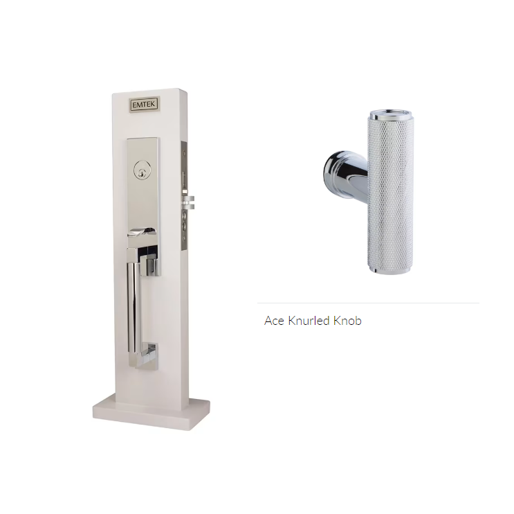 Emtek 3037ACEKN Dummy , Hercules Knurled Monolithic Mortise , The Ace Knurled Knob - Parent