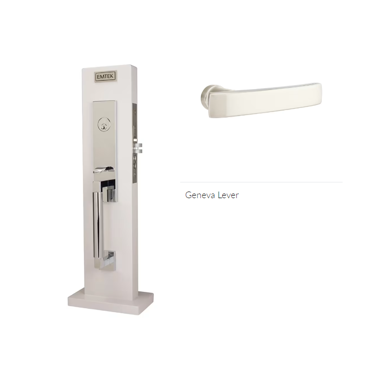 Emtek 3037GVRH Dummy , Hercules Knurled Monolithic Mortise , Geneva Lever , RH - Parent