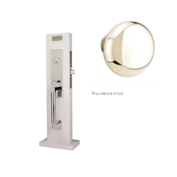 Emtek 3035P Dummy , Hercules Smooth Monolithic Mortise , Providence Knob - Parent