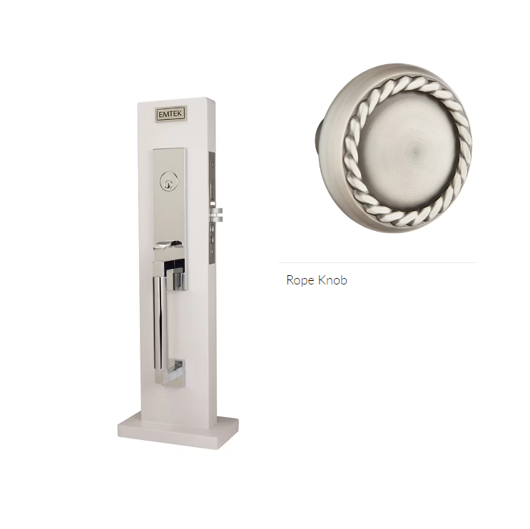 Emtek 3035RK Dummy , Hercules Smooth Monolithic Mortise , Rope Knob - Parent