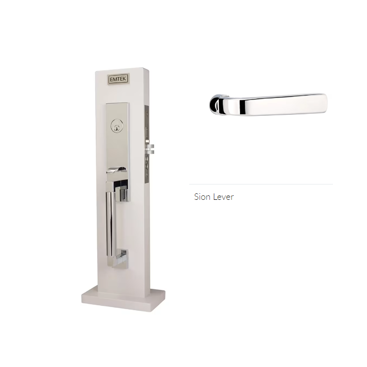 Emtek 3035SIORH Dummy , Hercules Smooth Monolithic Mortise , Sion Lever , RH - Parent