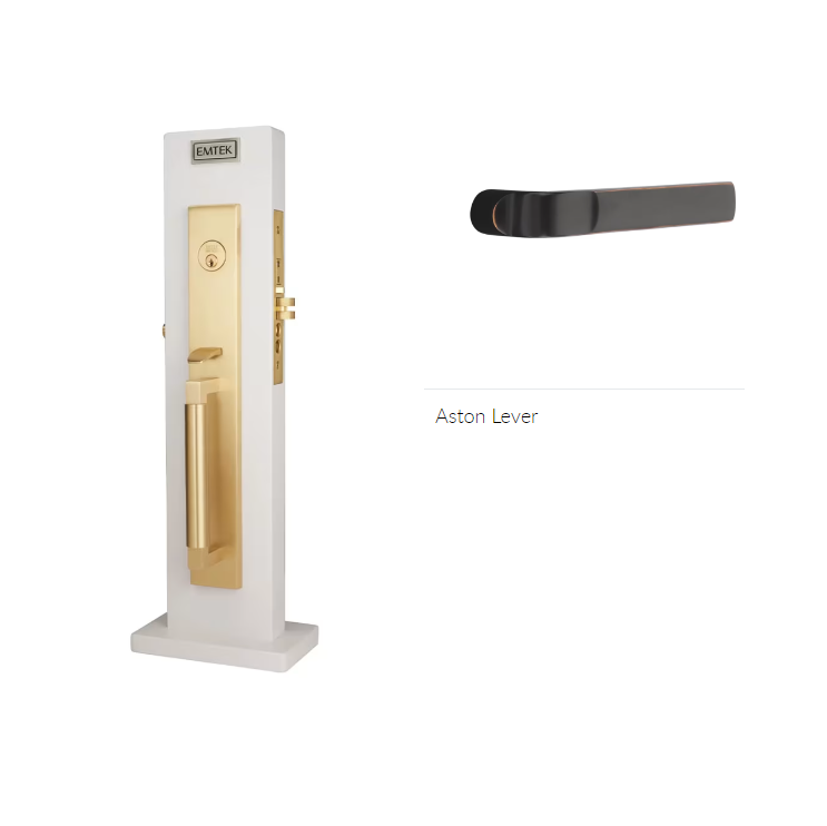 Emtek 3036ASTRH Dummy , Hercules Smooth Full Length Mortise , Aston Lever , RH - Parent
