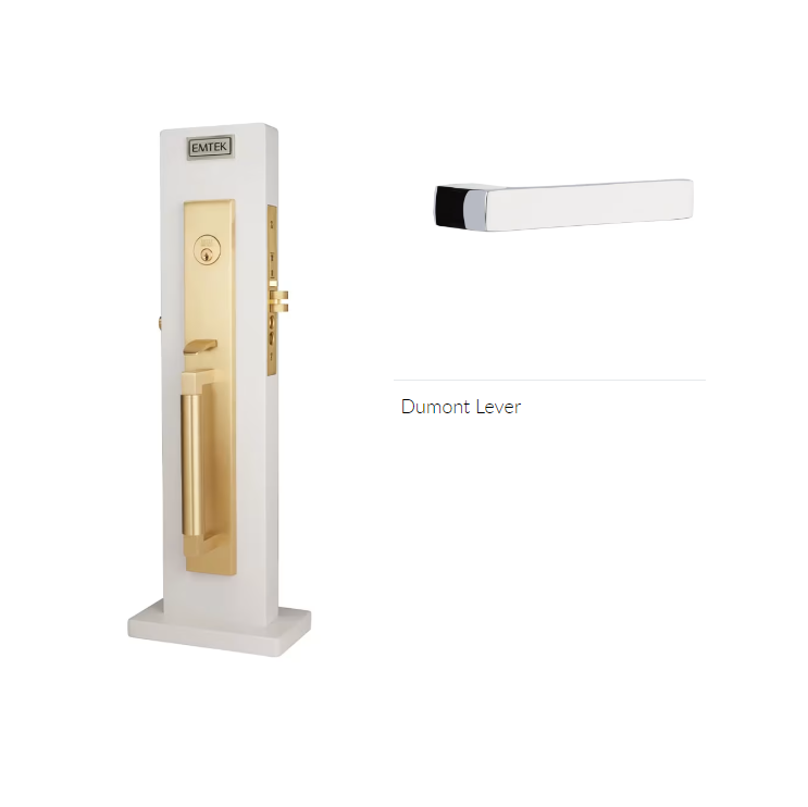 Emtek 3036DTLH Dummy , Hercules Smooth Full Length Mortise , Dumont Lever , LH - Parent
