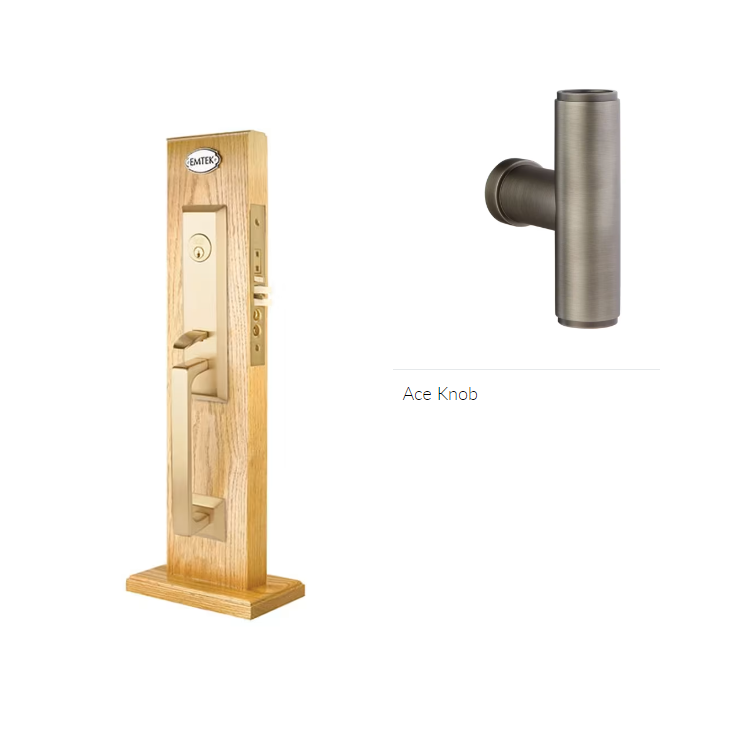 Emtek 3039ACE Dummy , Transitional Heritage Mortise , The Ace Knob - Parent