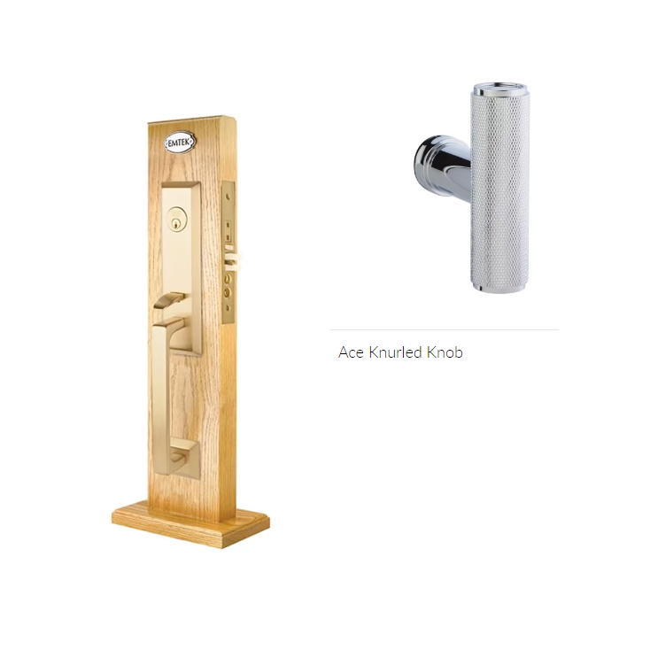 Emtek 3039ACEKN Dummy , Transitional Heritage Mortise , The Ace Knurled Knob - Parent