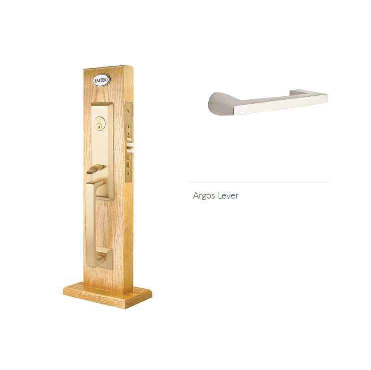 Emtek 3039AGLH Dummy , Transitional Heritage Mortise , Argos Lever , LH - Parent