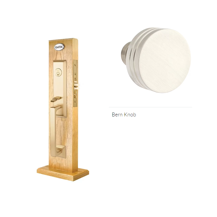 Emtek 3039BN Dummy , Transitional Heritage Mortise , Bern Knob - Parent