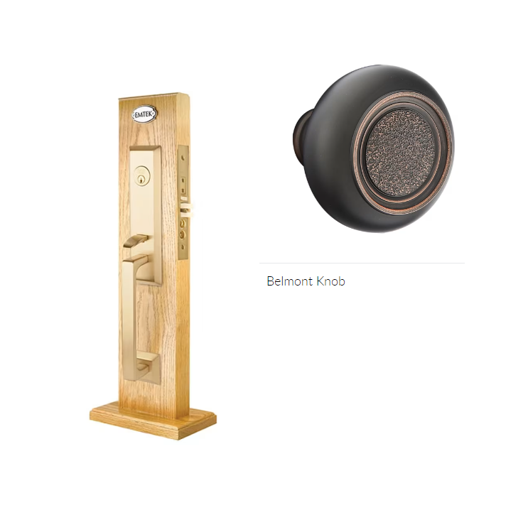 Emtek 3039BT Dummy , Transitional Heritage Mortise , Belmont Knob - Parent