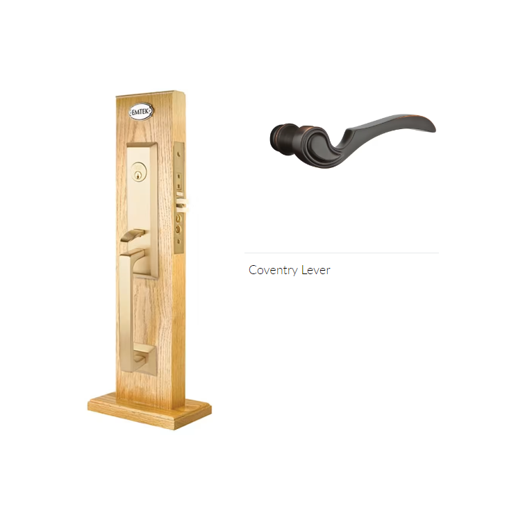 Emtek 3039CVLH Dummy , Transitional Heritage Mortise , Coventry Lever , LH - Parent