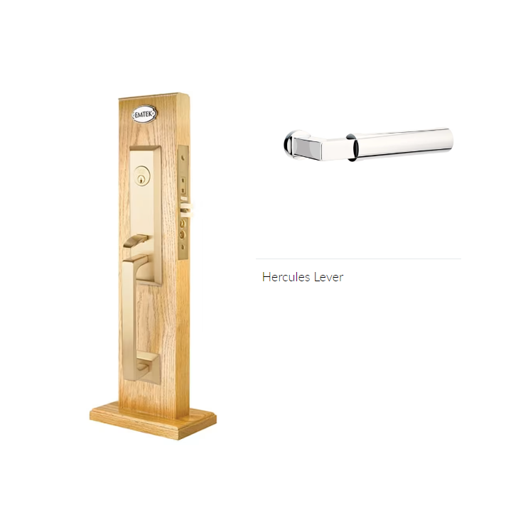 Emtek 3039HECRH Dummy , Transitional Heritage Mortise , Hercules Lever , RH - Parent