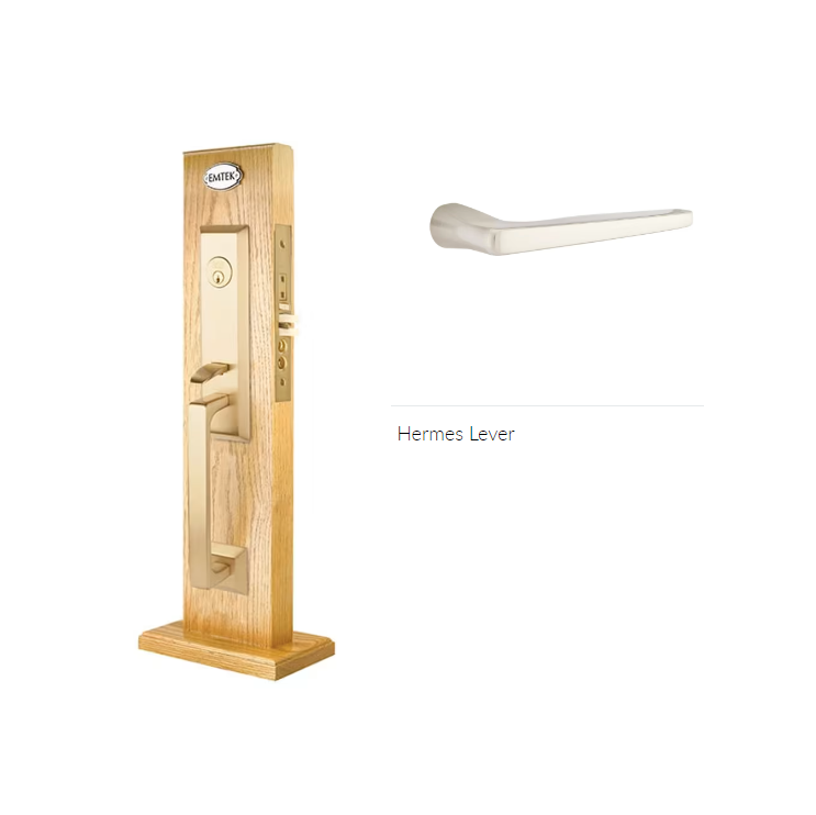 Emtek 3039HERRH Dummy , Transitional Heritage Mortise , Hermes Lever , RH - Parent