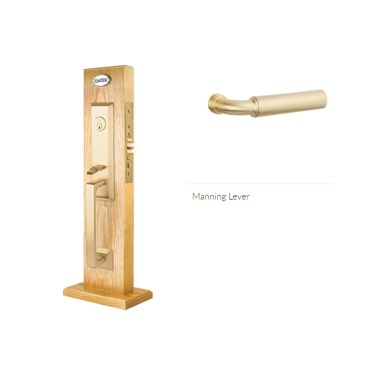 Emtek 3039MNGRH Dummy , Transitional Heritage Mortise , Manning , RH - Parent