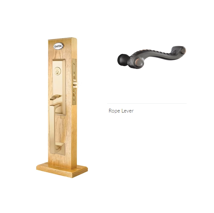 Emtek 3039RLRH Dummy , Transitional Heritage Mortise , Rope Lever , RH - Parent