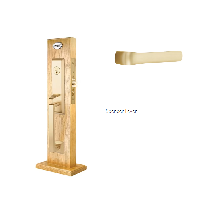 Emtek 3039SPNRH Dummy , Transitional Heritage Mortise , Spencer Lever , RH - Parent