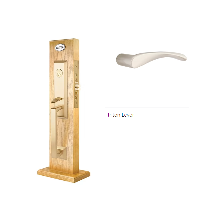 Emtek 3039TRTLH Dummy , Transitional Heritage Mortise , Triton Lever , LH - Parent