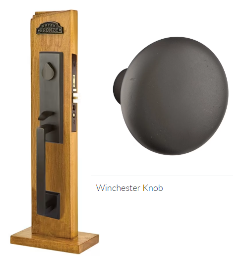 Emtek 3040WC Dummy , Rustic Modern Rectangular Mortise , Winchester Knob - Parent