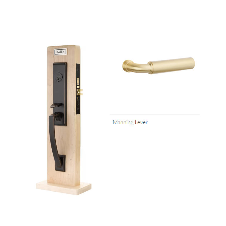 Emtek 3044MNGLH Dummy , Artemis Mortise , Manning , LH - Parent