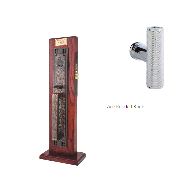 Emtek 3049ACEKN Dummy , Craftsman Full Length Mortise , The Ace Knurled Knob - Parent