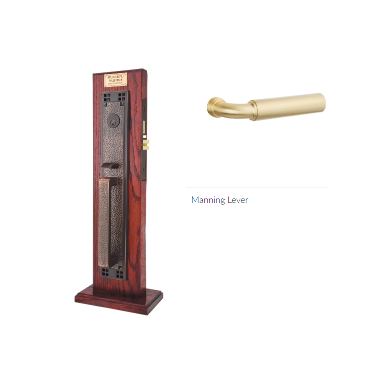 Emtek 3049MNGLH Dummy , Craftsman Full Length Mortise , Manning , LH - Parent