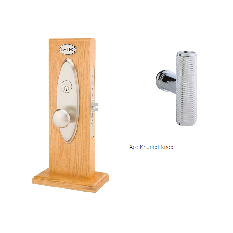 Emtek 3102ACEKN LL Dummy , Memphis Mortise , The Ace Knurled Knob - Parent