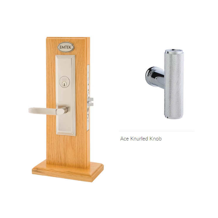 Emtek 3107ACEKN LL Dummy , Regency Mortise , The Ace Knurled Knob - Parent