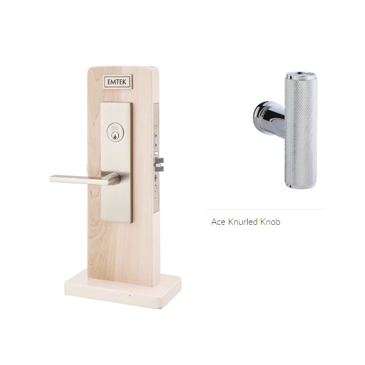 Emtek 3145ACEKN LL Dummy , Mormont Mortise , The Ace Knurled Knob - Parent